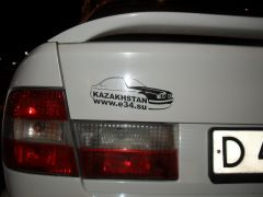 Наклейка на белой е34